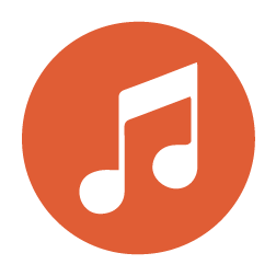music note icon for music composition category